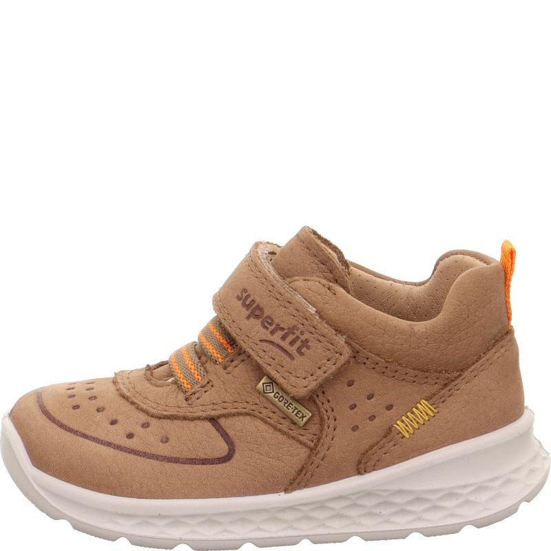 Superfit BREEZE Boys Sneakers high - Material: Leather in Brown