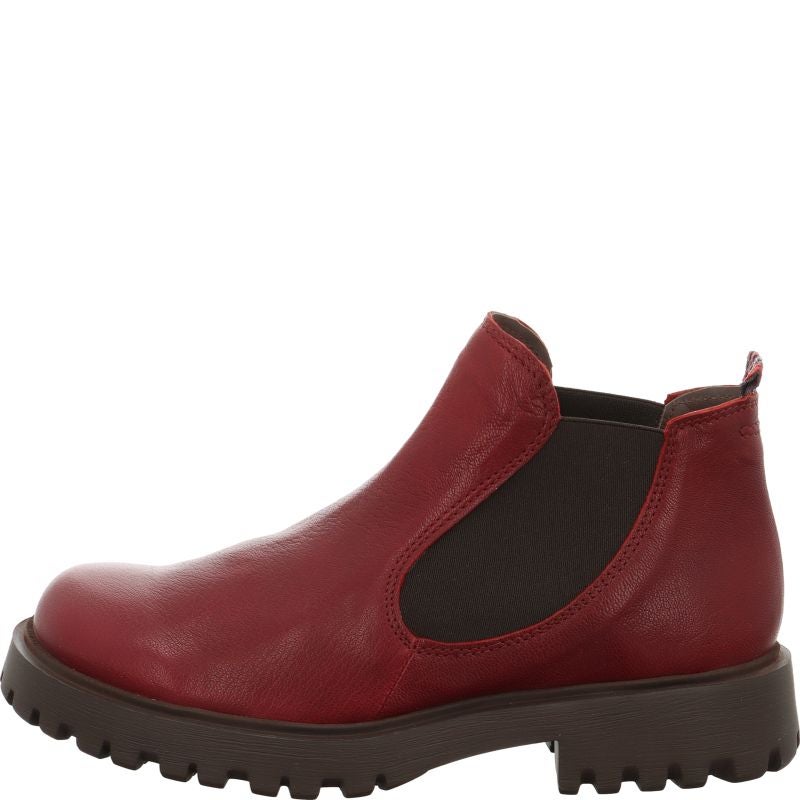 Think TRENTO Chelsea boot - Material: Leather in Red