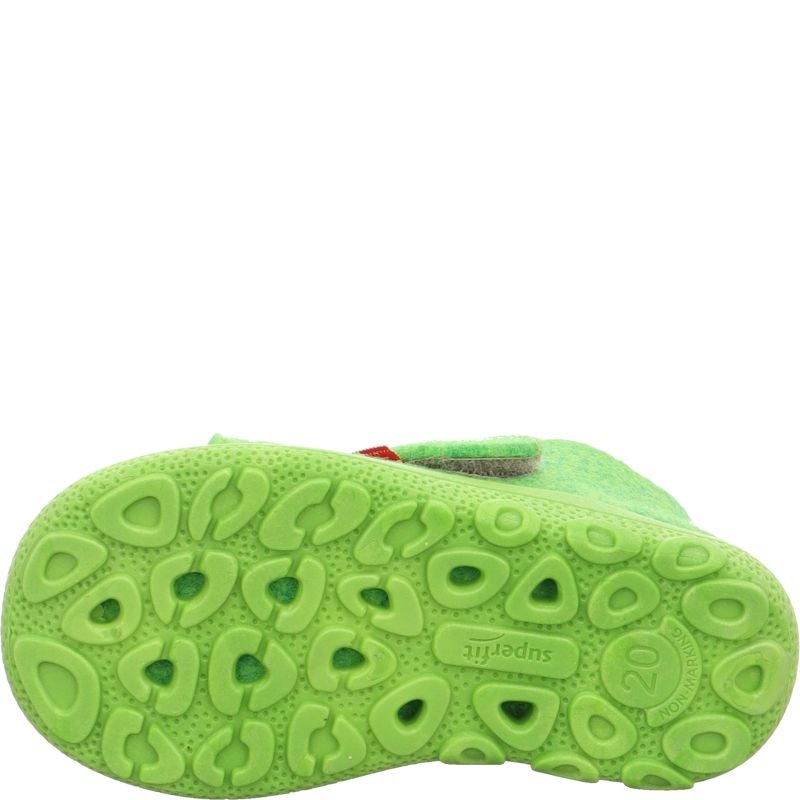 Superfit HAPPY OCTI Boys Slipper - Material: Textile in Green