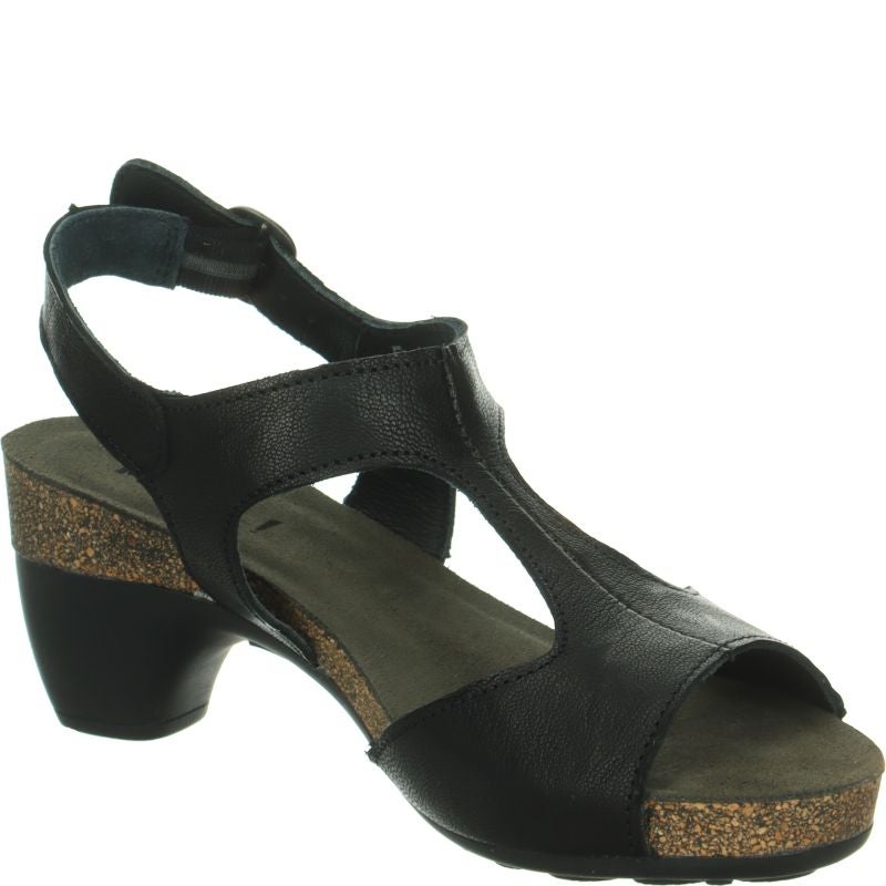 Think! TRAUDI Damen Sandalette - Material: Leder in Schwarz