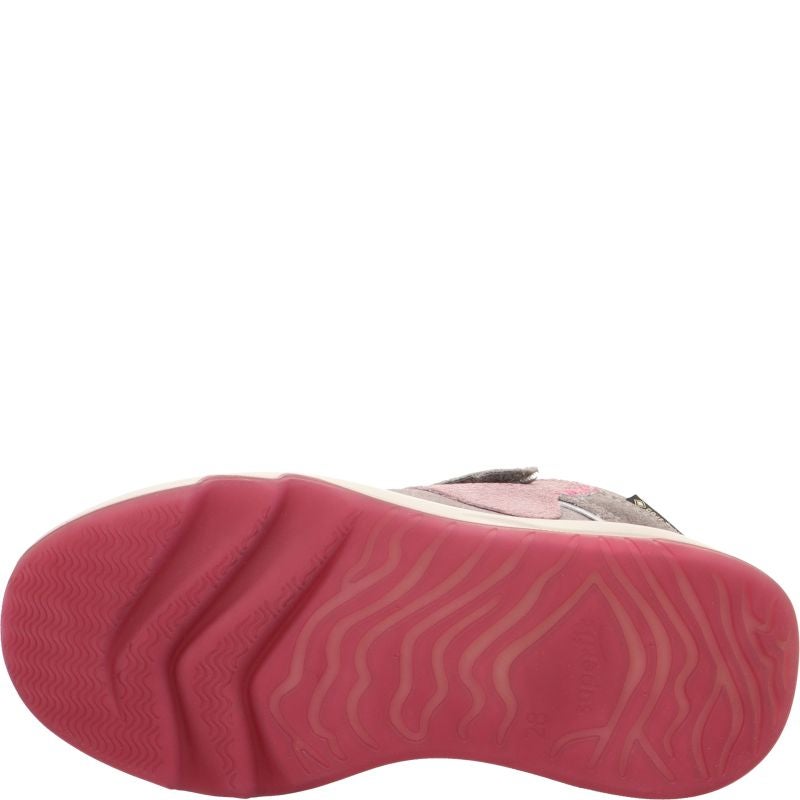 Superfit MELODY Girls Sneakers high - Material: Leder/Sonstiges Material/Texti in Grey