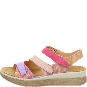 Think MEGGIE Strap sandal - Material: Leather in Multicolored