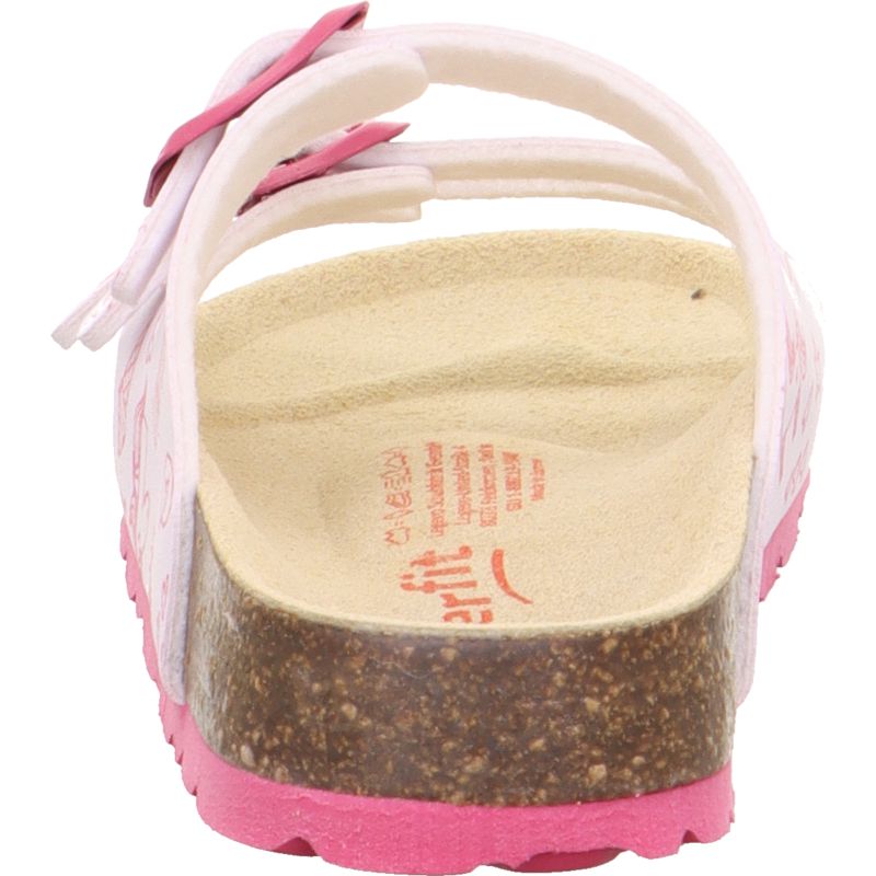 Superfit FUSSBETTPANTOFFEL Girls Slipper - Material: Sonstiges Material in White