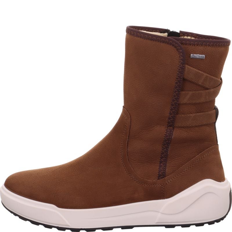 legero COSY Damen Stiefelette - Material: Leder in Braun