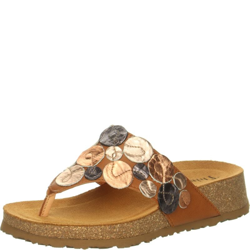Think KOAK DAMEN Woman Mules - Material: Leather in Brown