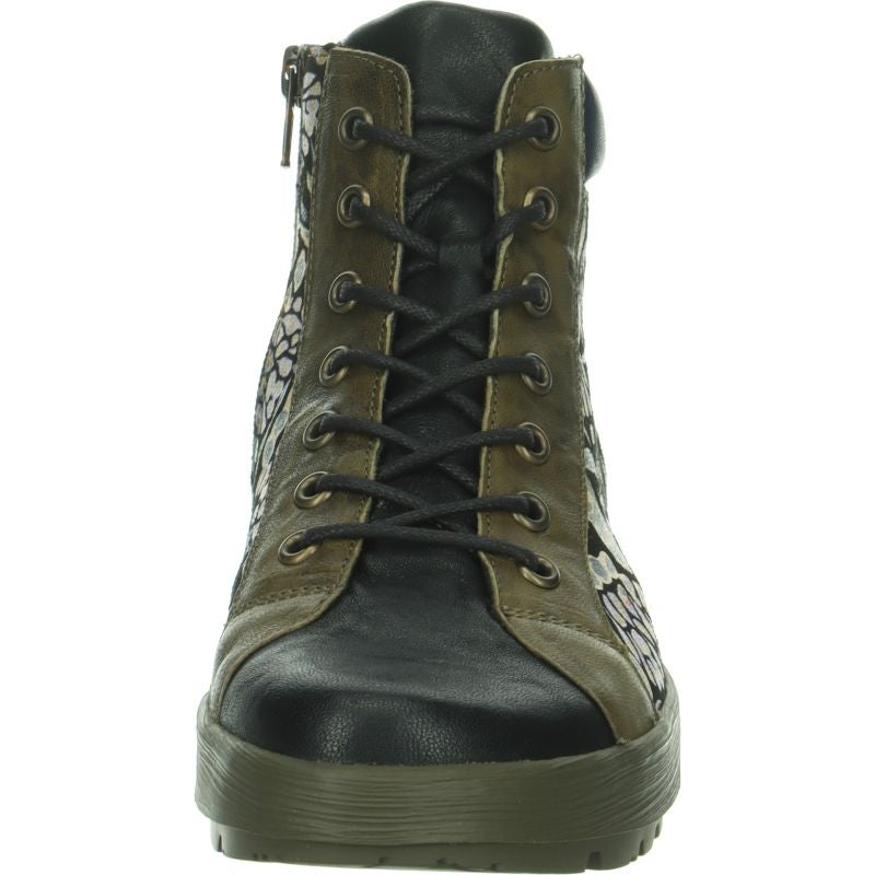 Think! COMODA Damen Ankle Boots - Material: Leder in Schwarz