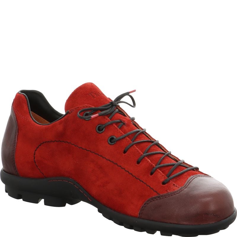 Think KONG HERREN Men Lace up shoe - Material: Leather in Red