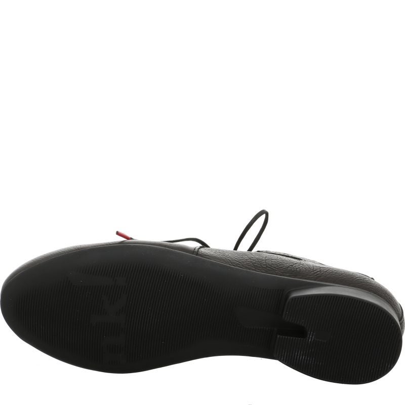 Think GUAD2 Woman Lace up shoe - Material: Leather in Black