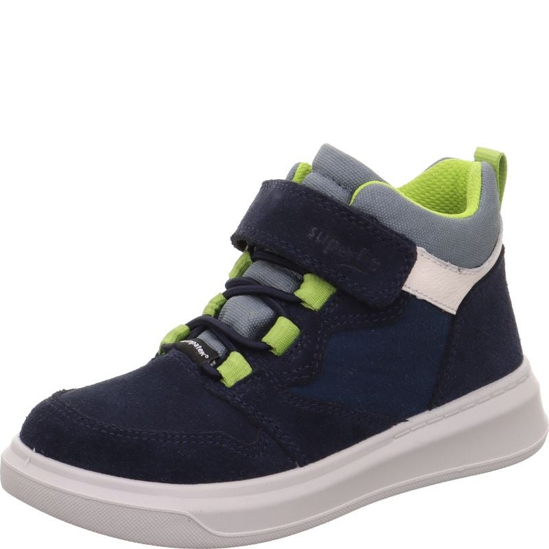 Superfit COSMO Boys Sneakers high - Material: Leather/Textil in Blue