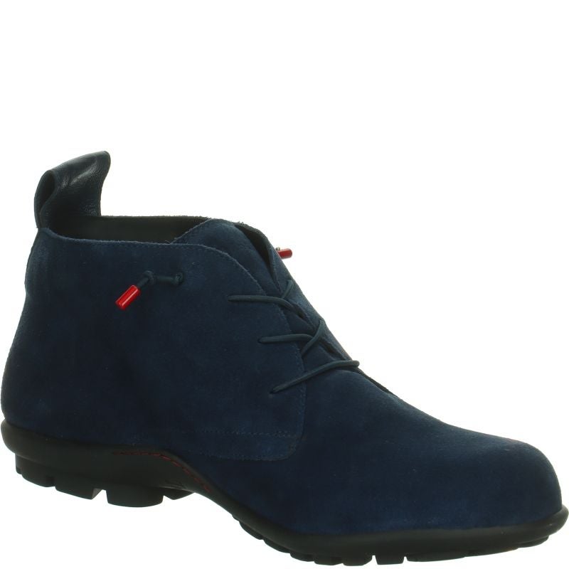 Think KONG HERREN Ankle boot - Material: Leather in Blue