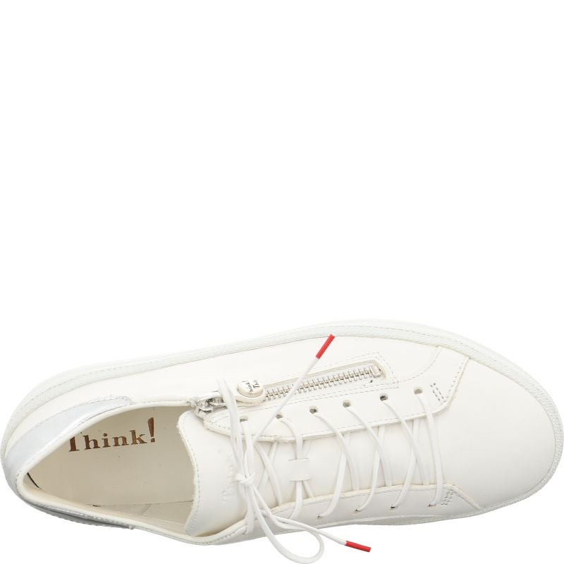 Think KUMI Woman  - Material: Leather in White