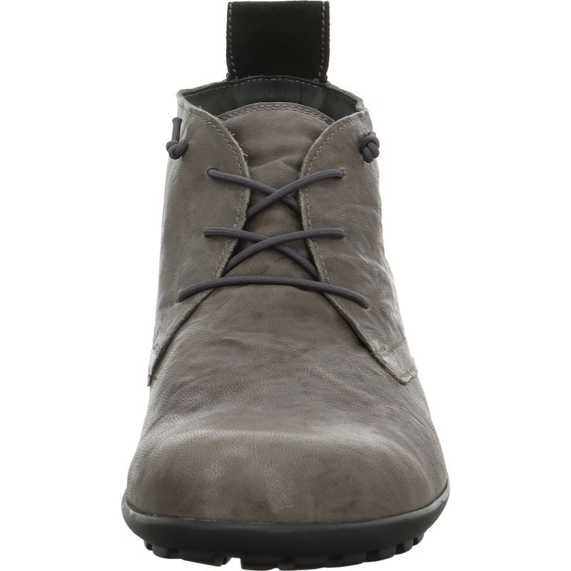 Think! KONG Herren Ankle Boots - Material: Leder in Grau