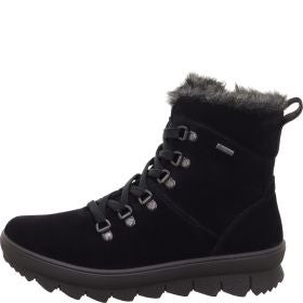 Legero NOVARA Woman Lace-up boot - Material: Leather in Blue