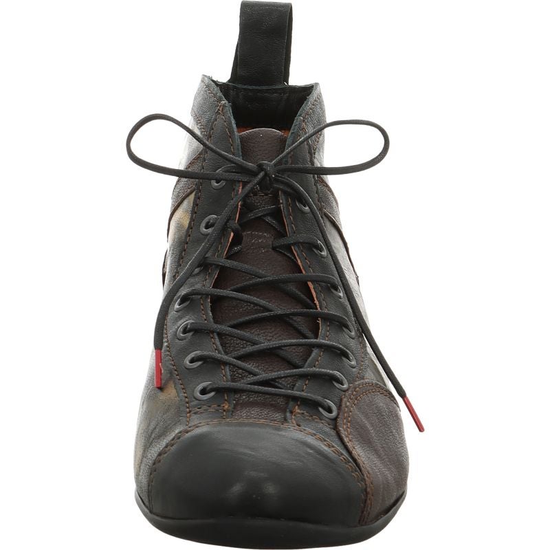 Think GUAD2 Woman Ankle boot - Material: Leather in Multi Colour