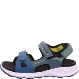 Superfit CRISS CROSS Sandale - Material: Textil/Sonstiges Material in Blau