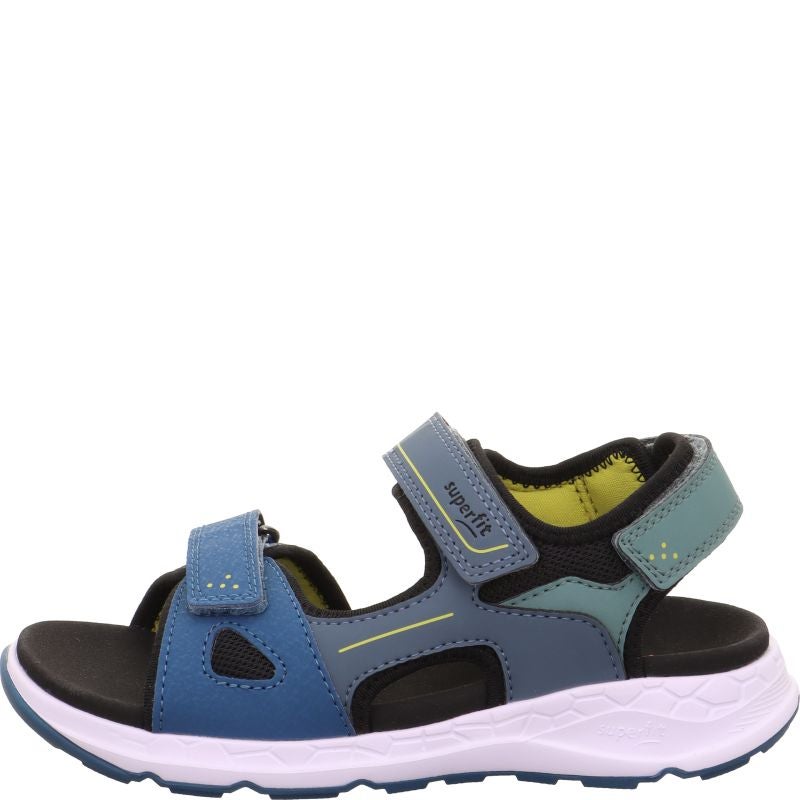 Superfit CRISSCROSS Sandal - Material: TextilSonstigesMaterial in Blue
