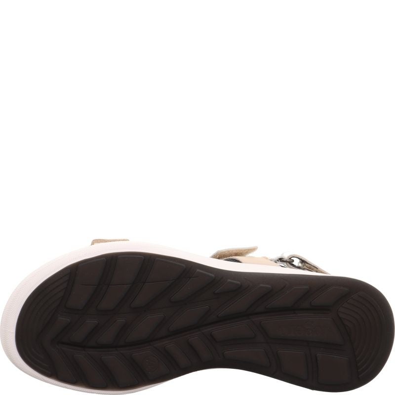 Legero SIRIS 2.0 Damen Sandale - Material: Leder/Textil in Beige