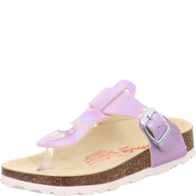 Superfit FUSSBETTPANTOFFEL Girls Slipper - Material: Sonstiges Material in Purple