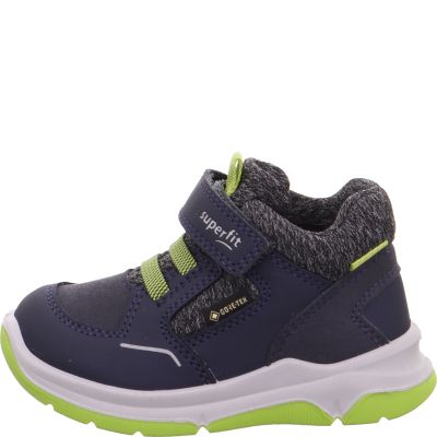 Superfit COOPER Jungen, Unisex, Mädchen Sneaker high - Material: Textil/Sonstiges Material in Blau