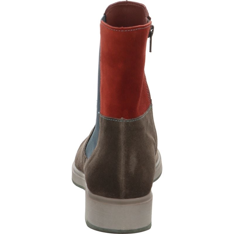 Think COGITA Woman Cheslea boot - Material: Leather in Grey