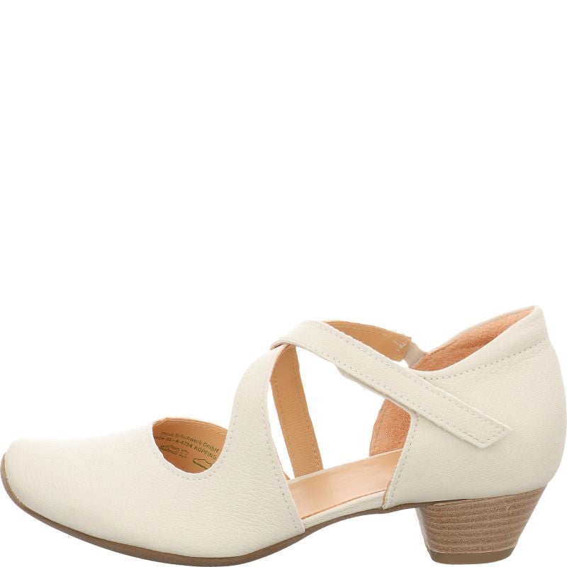 Think AIDA DAMEN Woman Pumps - Material: Leather in Beige