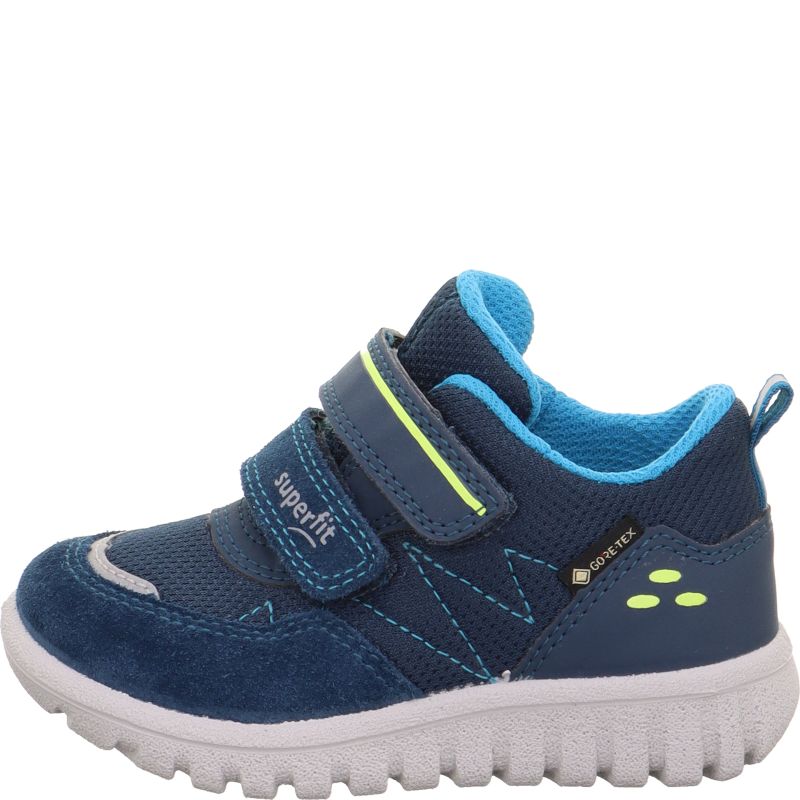 Superfit SPORT7MINI Sneakers low - Material: LederSonstigesMaterialTexti in Blue