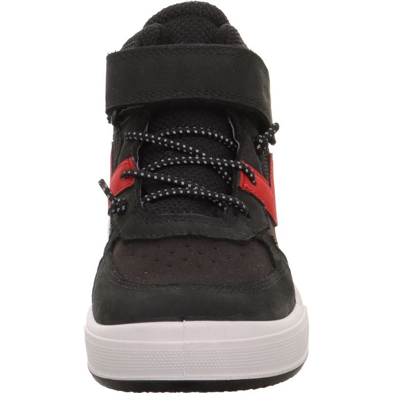 Superfit MAVERICK Boys Sneakers high - Material: Leder/Sonstiges Material/Texti in Black