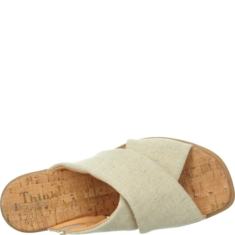 Think VIVI Woman  - Material: Leather in Beige