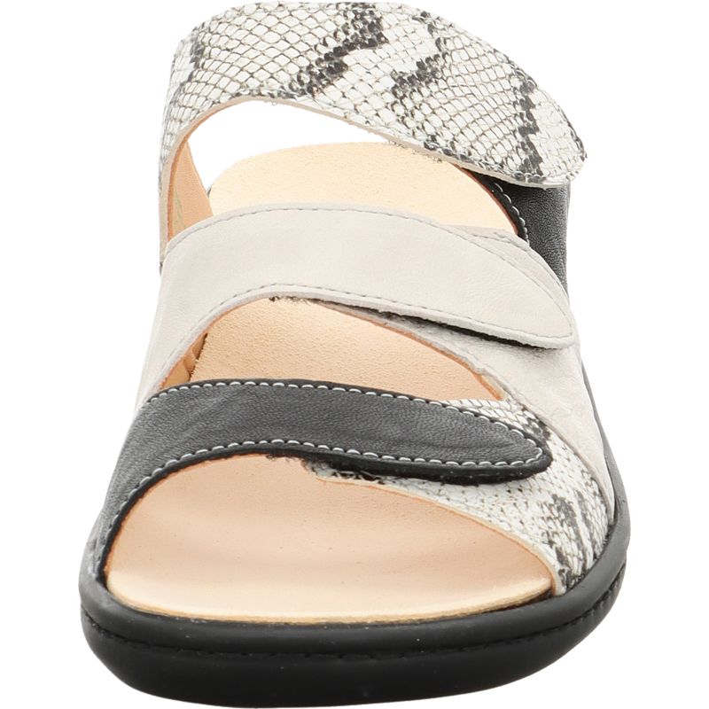 Think! CAMILLA Damen Pantolette - Material: Leder in Schwarz