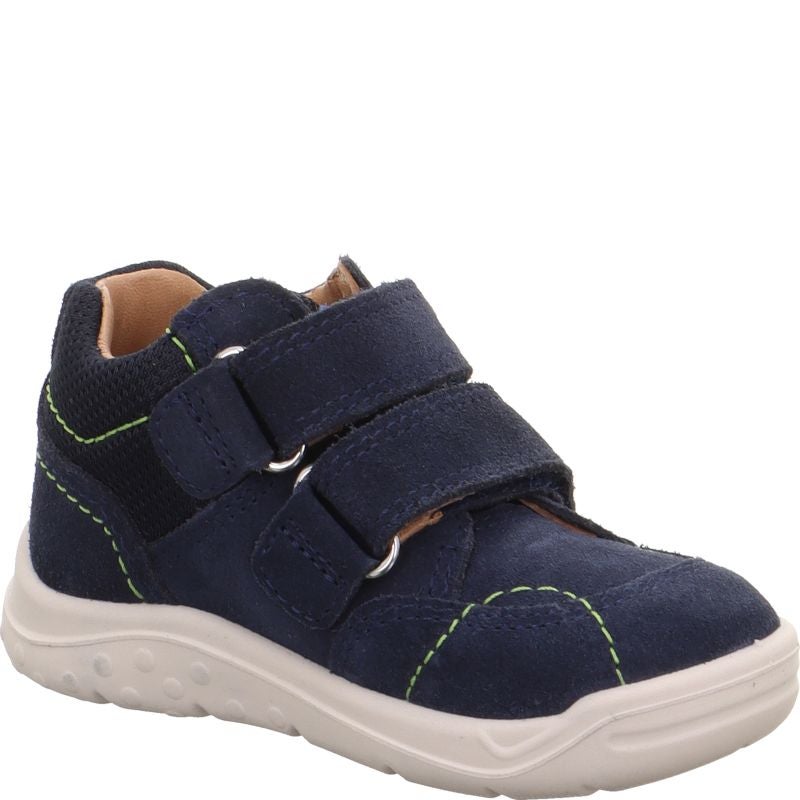 Superfit WHALEY Jungen Sneaker high - Material: Leder/Textil in Blau