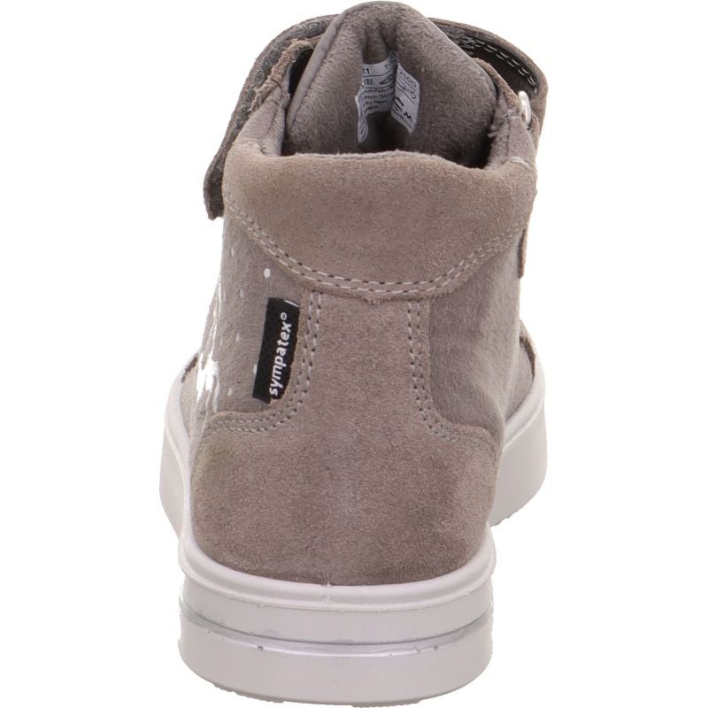 Superfit STELLA Sneaker high - Material: Leder/Textil in Grau