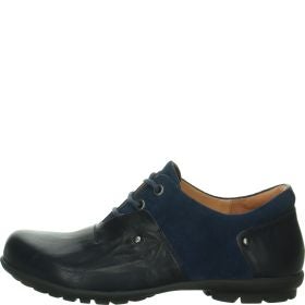 Think KONG HERREN Lace up shoe - Material: Leather in Blue