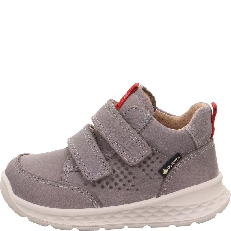 Superfit BREEZE Boys Sneakers high - Material: Leather in Grey