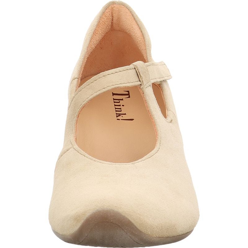 Think AIDA DAMEN Woman  - Material: Leather in Beige