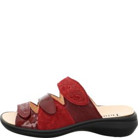 Think! CAMILLA Damen Pantolette - Material: Leder in Rot