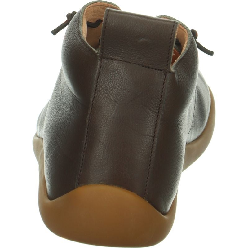 Think HAPPAT Sneakers high - Material: Leather in Brown