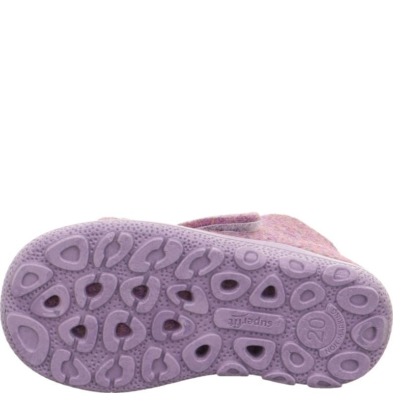 Superfit HAPPY OCTI Girls Slipper - Material: Textile in Purple