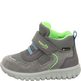Superfit SPORT7 MINI Sneakers high - Material: Leder/Sonstiges Material/Texti in Green