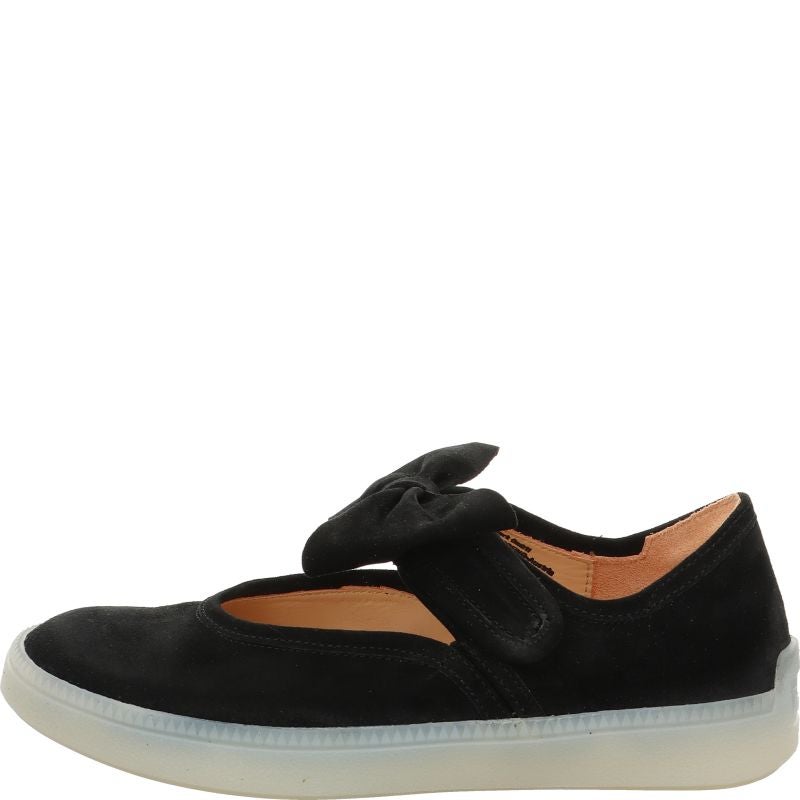 Think TURNA WOMEN Ballerina - Material: Leather in Black