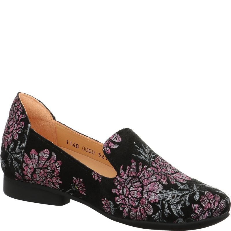 Think! GUAD2 Damen Slipper - Material: Leder in Schwarz