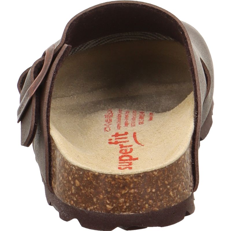 Superfit FUSSBETTPANTOFFEL Unisex, Boys Clog - Material: Sonstiges Material in Brown