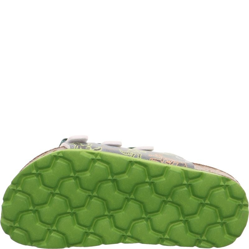 Superfit FUSSBETTPANTOFFEL Boys Slipper - Material: Sonstiges Material in Grey
