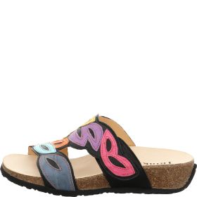 Think! MIZZI Damen Pantolette - Material: Leder in Schwarz