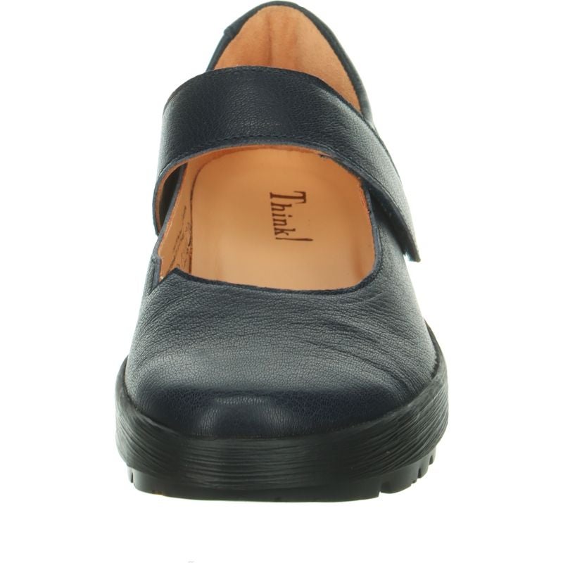 Think COMODA Ballerina - Material: Leather in Blue
