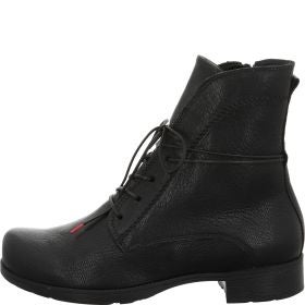 Think! DENK! Damen Stiefelette - Material: Leder in Schwarz