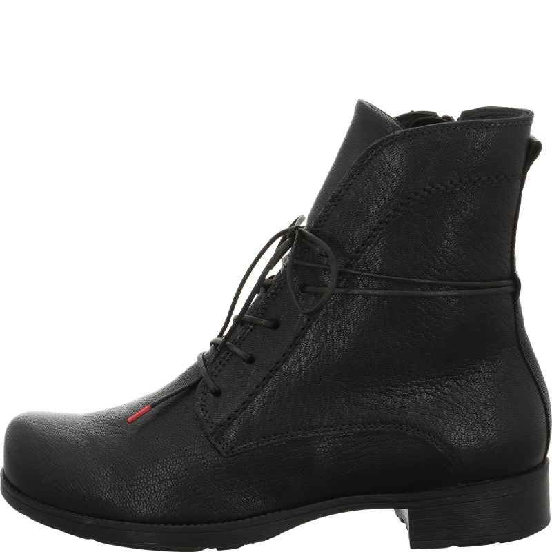 Think! DENK! Damen Stiefelette - Material: Leder in Schwarz