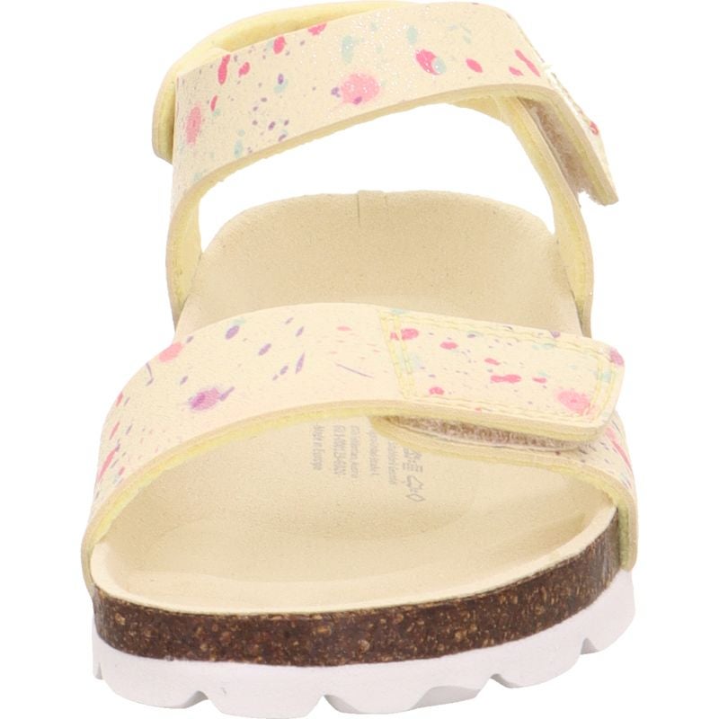 Superfit FUSSBETTPANTOFFEL Girls Sandal - Material: Sonstiges Material in Yellow