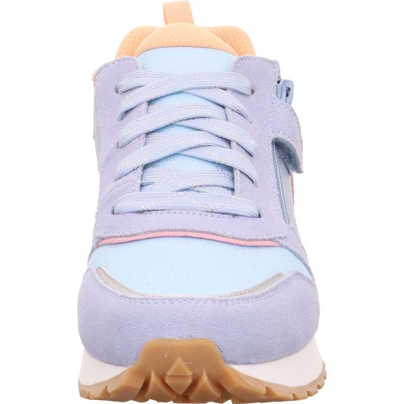 Superfit DASH Sneaker low - Material: Leder/Sonstiges Material/Textil in Blau