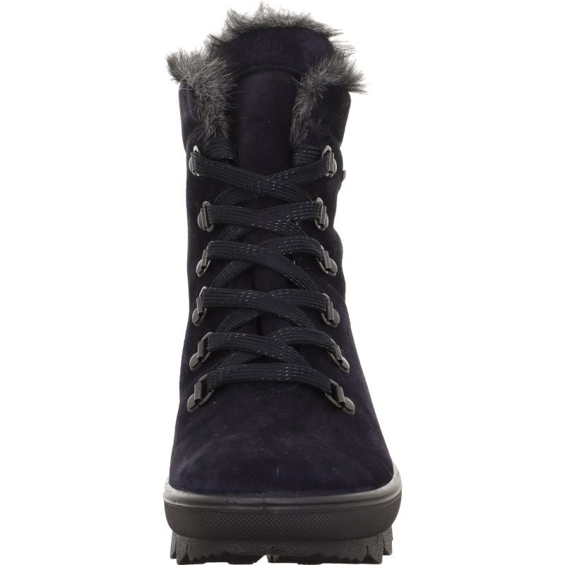 legero NOVARA Damen Schnürboots - Material: Leder in Blau
