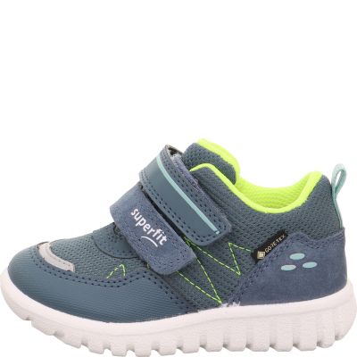 Superfit SPORT7 MINI Boys Sneakers low - Material: Leder/Sonstiges Material/Texti in Blue